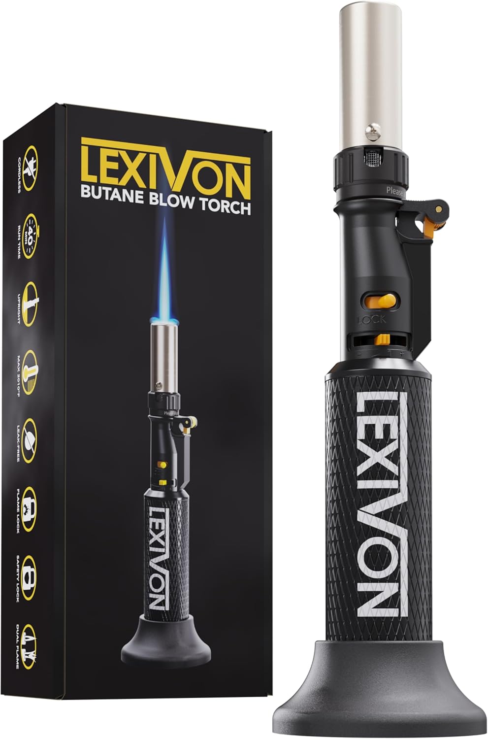 LEXIVON Butane Blow Torch: Durable, Versatile, and Safe