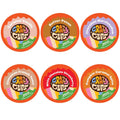 Crazy Cups Decaf Variety Pack K Cup Pods - 72 Count Decaf Flavored