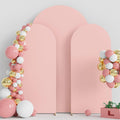 Wedding Arch Backdrop Cover Set of 3 Pale Pink - Reliable Event