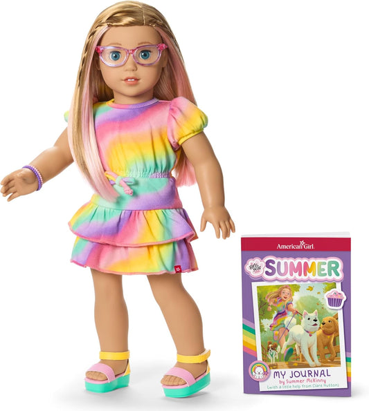 American Girl Summer McKinny 18-inch Doll with Journal and Accessories