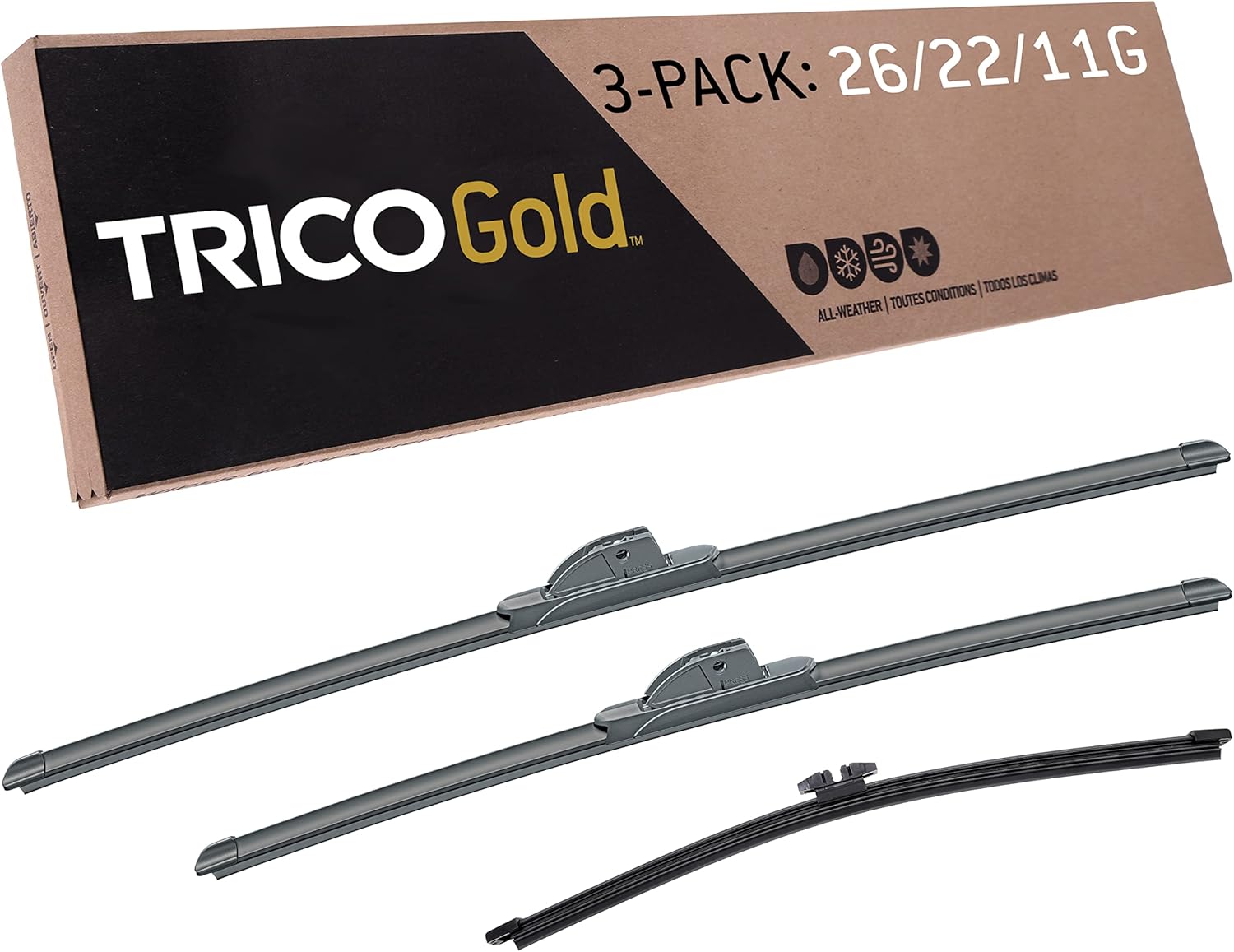 TRICO Gold All-Weather Wiper Blade Kit for 2011-2019 Ford Explorer