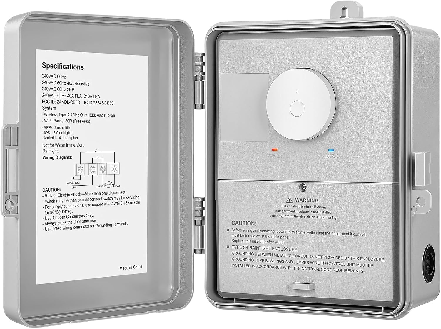 SURAIELEC WiFi Pool Timer for 2HP Devices - Heavy Duty Control