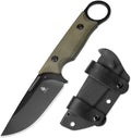 Kizer Cabox Fixed Blade Knife 3.36 in D2 Steel - Compact Hunting Blade