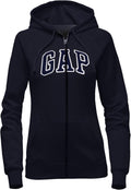 Womens Fleece Arch Logo Full Zip Hoodie - Soft Fleece Comfort