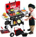 Kids Kitchen Toy Barbecue Grill Playset - Large Interactive Grill