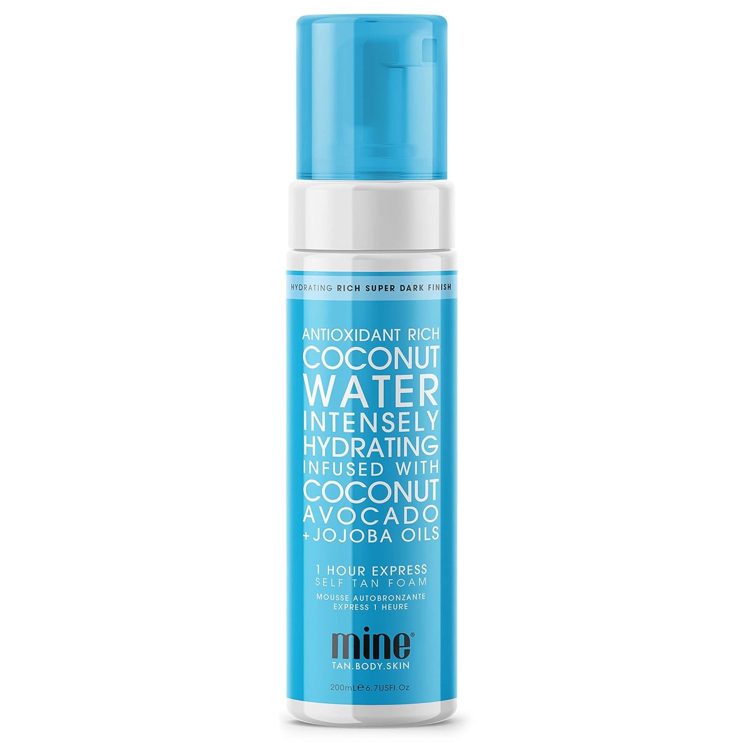 Minetan Skin Loving Self Tan Foams for Deep Dark Brown Finish