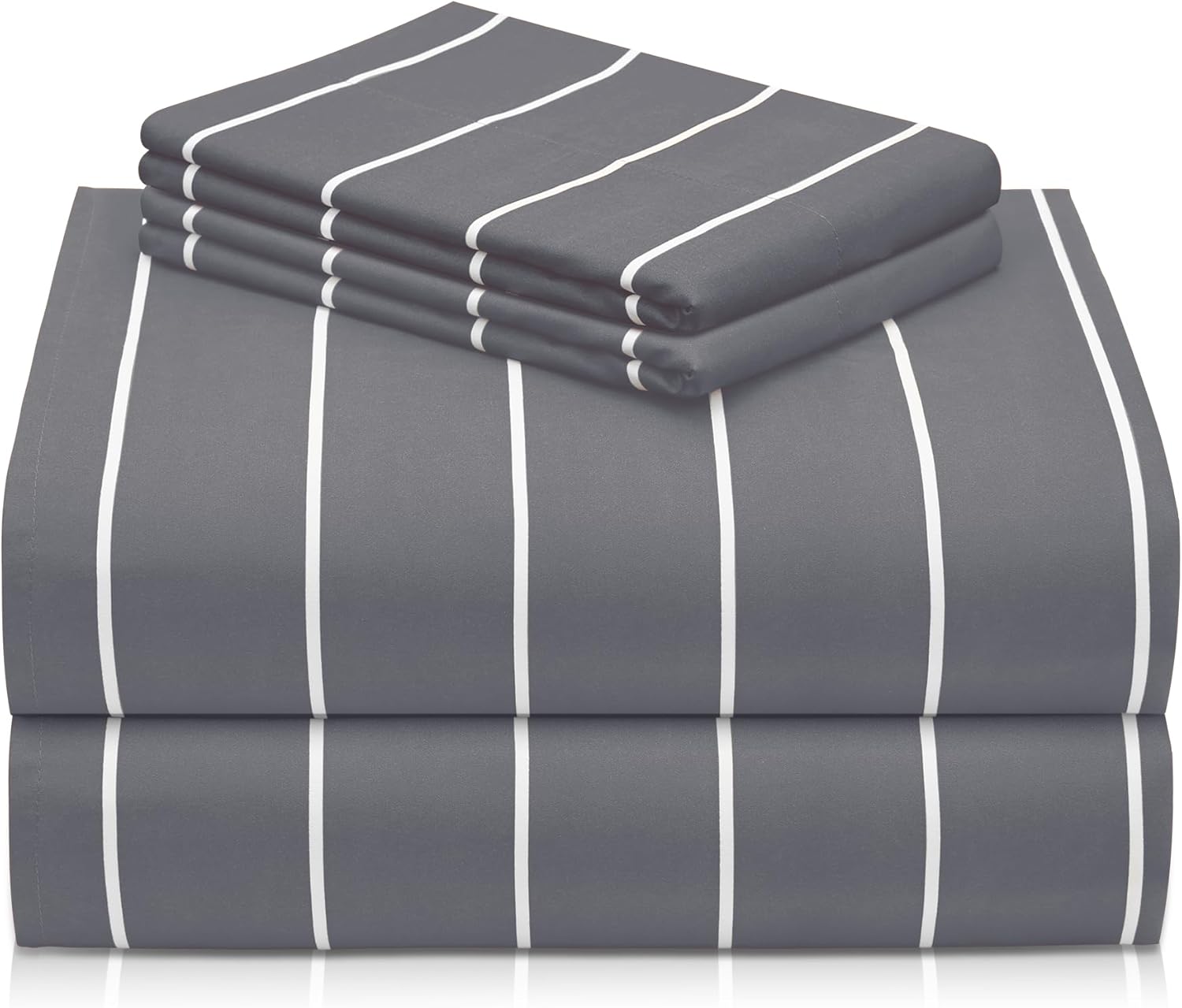 LuxClub Queen Size Sheet Set - Breathable Luxury Deep Pockets