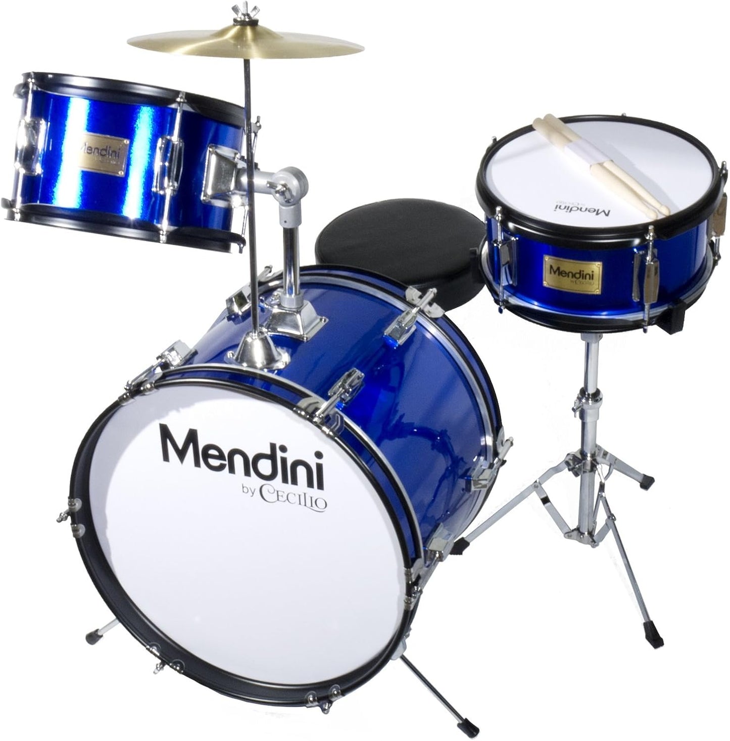 Mendini Kids Drum Set - 3 Piece Junior Kit for Beginners