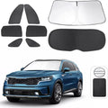 TINGLU Window Shades for Kia Sorento 2016-2020 - Full Side & Rear