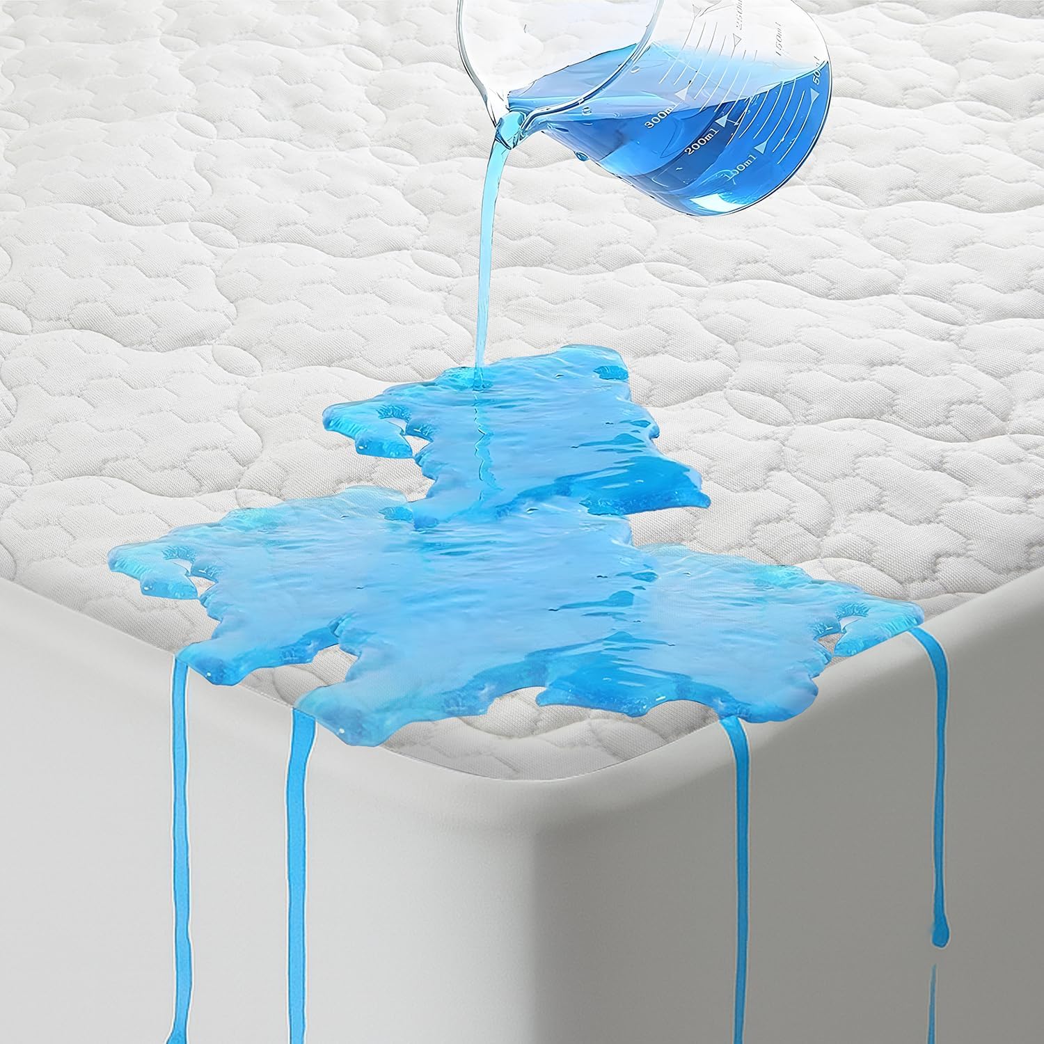 5-Sided Waterproof Mattress Protector for Full Size Beds