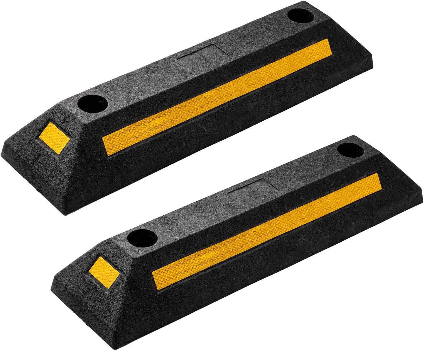 ZONETECH Heavy Duty Rubber Parking Guide for Safe Parking