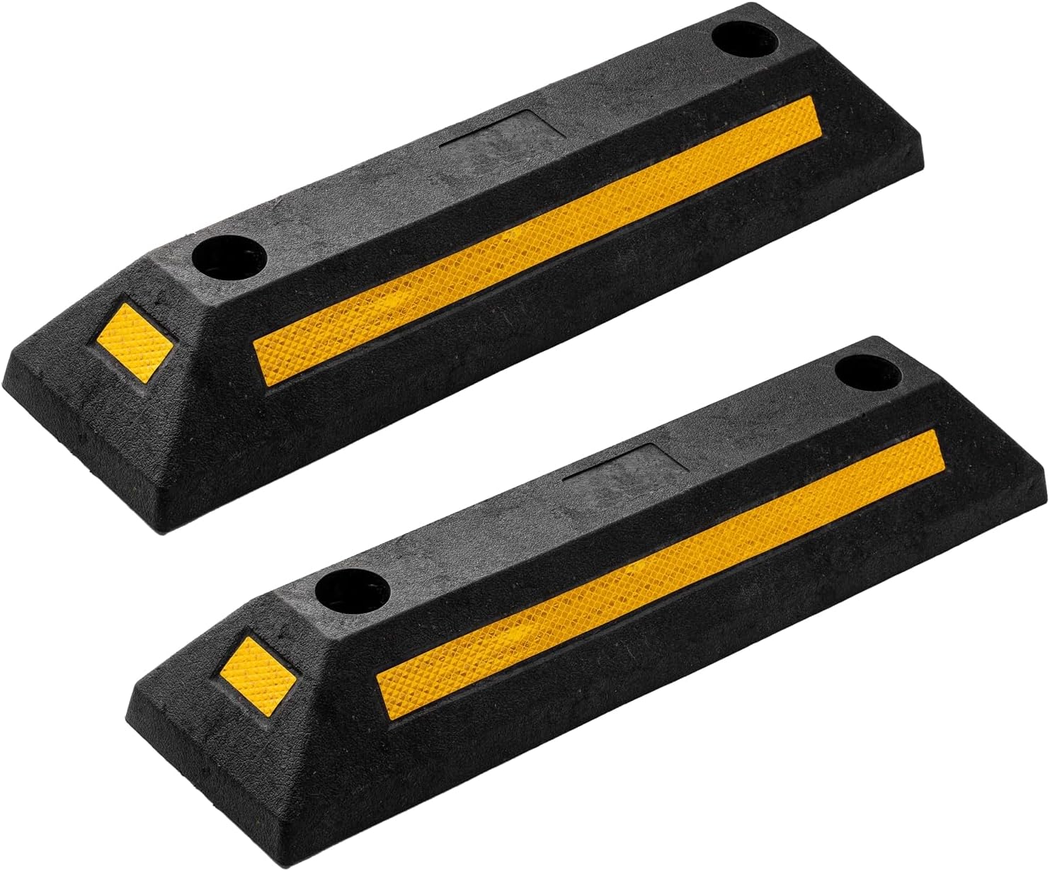 ZONETECH Heavy Duty Rubber Parking Guide for Safe Parking
