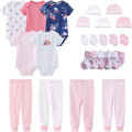 Newborn Layette Gift Set Bodysuits Pants for Baby Girl and Boy - 24