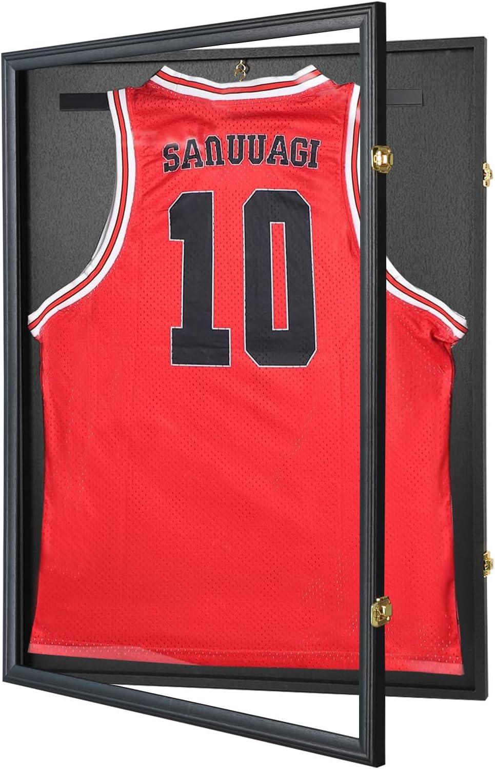 Large Lockable Sports Jersey Frame Display Case for Collectibles