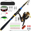 Kids Fishing Pole Set Telescopic Rod and Reel Combo - Beginner Kit