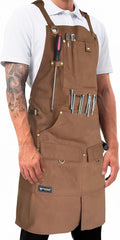 FIGHTECH Shop Apron - Heavy Duty Wood Working Apron with Tool Pockets