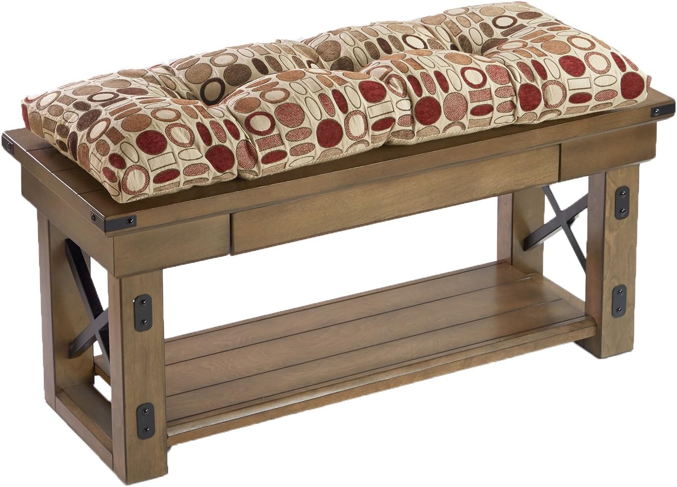 Klear Vu The Gripper Omega Non-Slip Tufted Bench Cushion