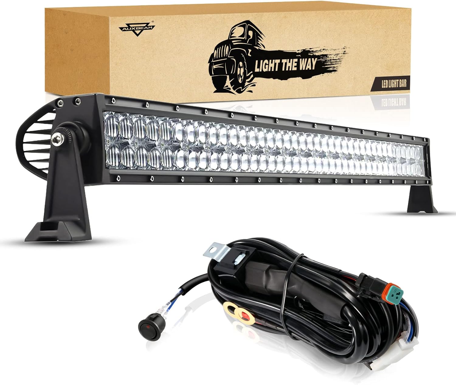 Auxbeam 42in LED Light Bar: Unmatched Brightness for Off Road