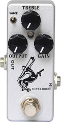 YMUZE Moskyaudio Mini Silver Horse Overdrive Pedal - Compact Boost