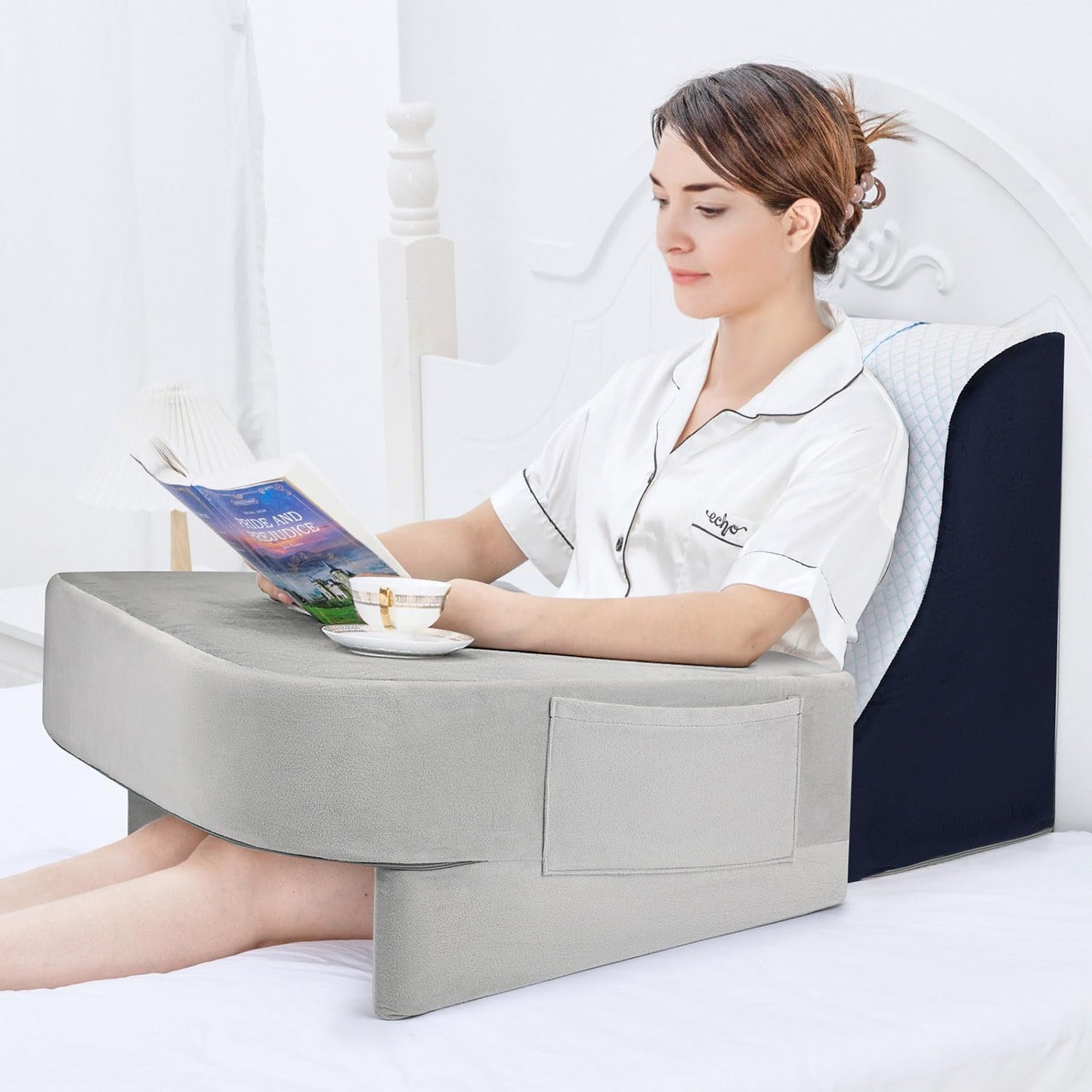 NHX Reading Pillow: Back Pain Relief & Comfort
