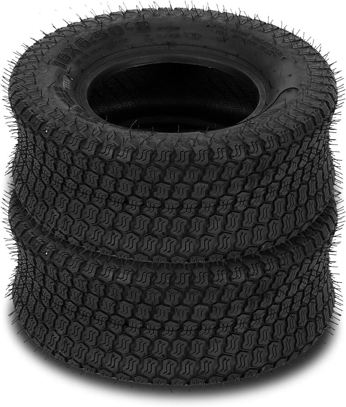 MOTOOS 16x6.50-8 Lawn Mower Tires for Garden & Golf Carts