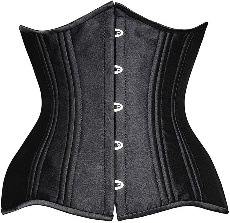 SHAPERX Women 24 Double Steel-Boned Longline Waist Trainer Corset