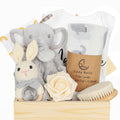 Baby Gift Set for Newborn - Complete Neutral Baby Shower Basket