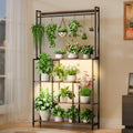 Large Plant Stand Indoor with Grow Light - 72in 5-Tier Display Rack
