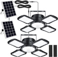 Solar Shed Light Pendant 176LED Motion Sensor - Bright Shed Lighting