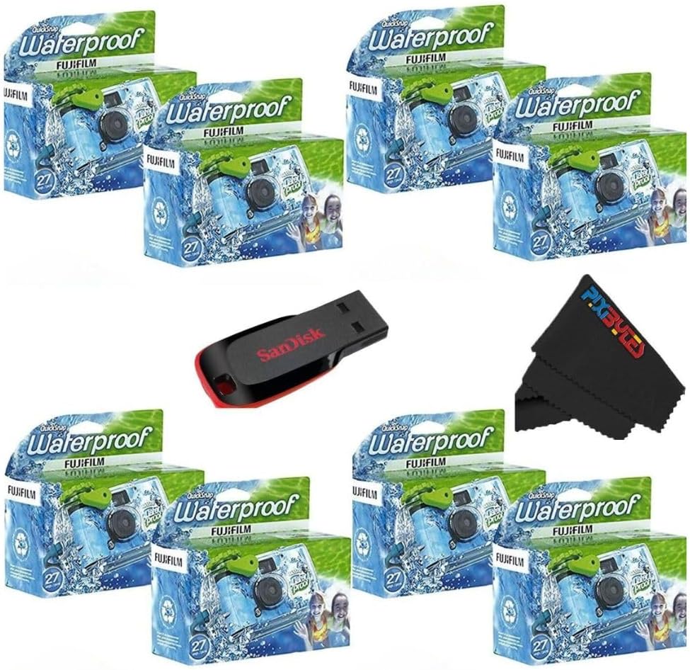Fujifilm QuickSnap Waterproof 35mm Camera for Outdoor Fun