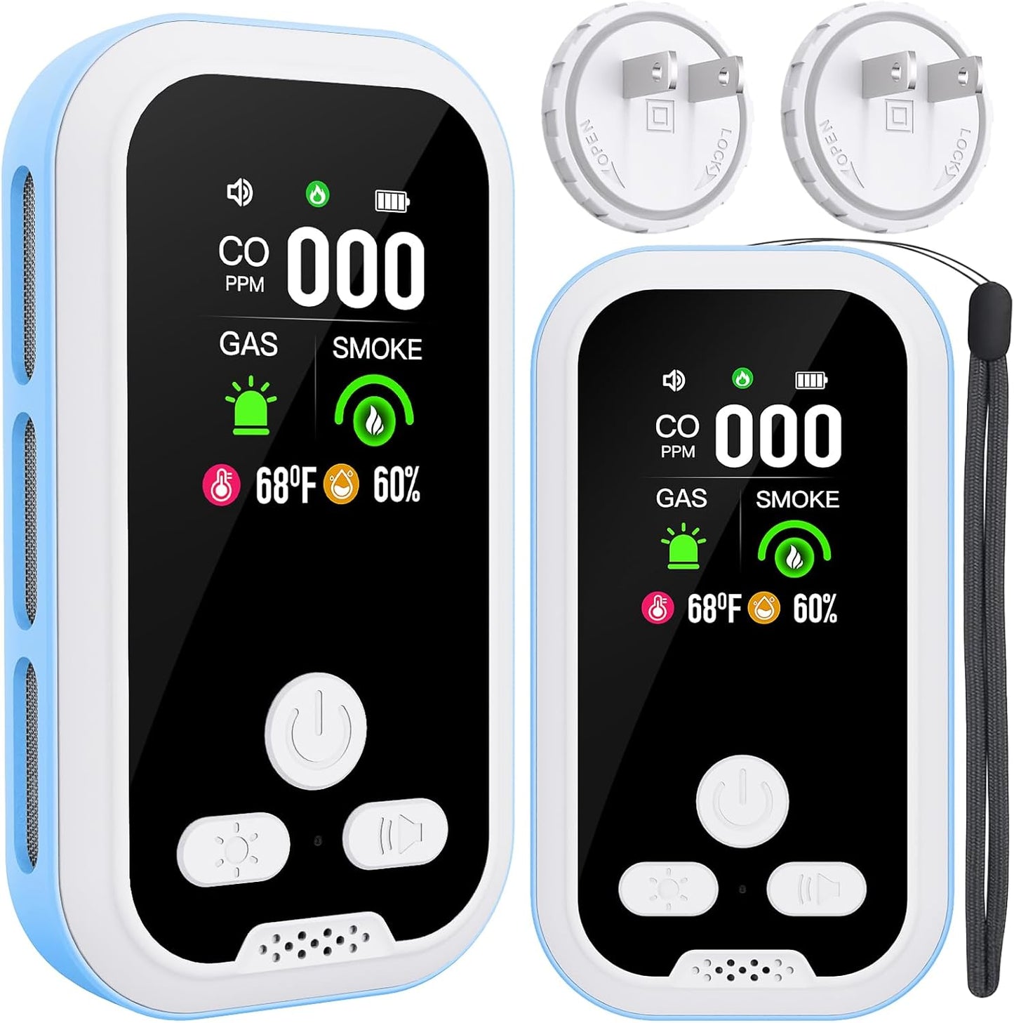5-in-1 Carbon Monoxide Detector Combo for Home Safety Needs