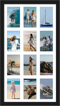 14x26 Collage Picture Frame for Twelve 4x6 Photos Display