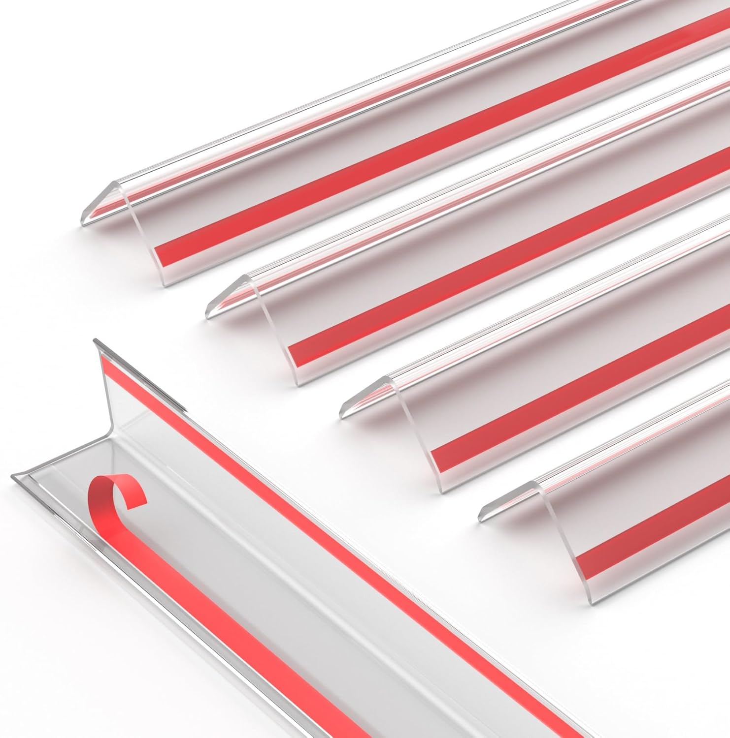 Clear Wall Corner Protector - 5pcs Self-Adhesive Edge Guards