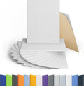 12 Pack Acoustic Panels 16x12x0.4 in Snow White - Self Adhesive Sound