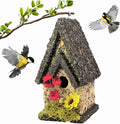 Edible Birdhouse Birdseed Feeder - Squirrel Resistant Wooden House