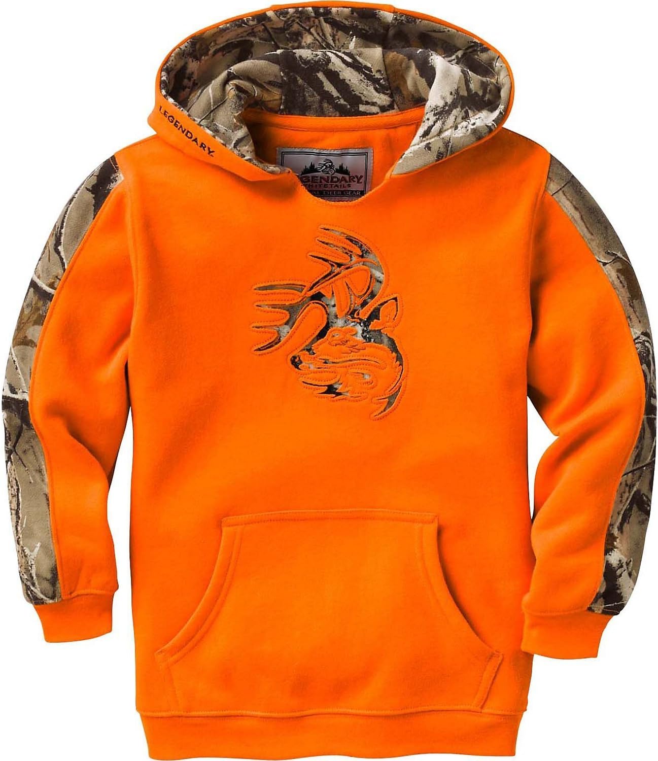 Legendary Whitetails Kids Pullover Hoodie for Outdoor Adventures