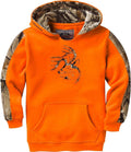 Legendary Whitetails Kids Camo Pullover Hoodie - Cozy V-Neck