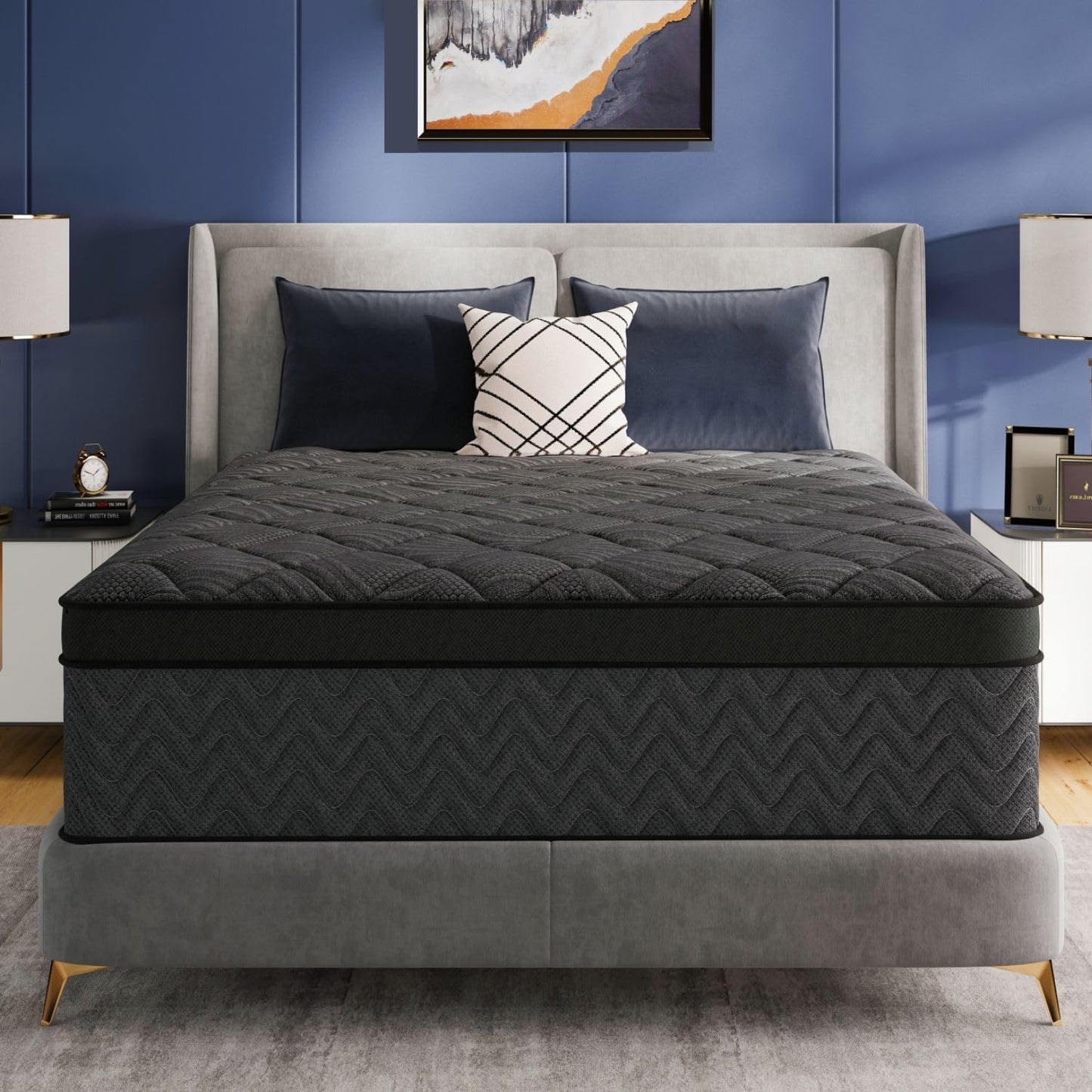 Twin Size Mattress with Cooling Gel Memory Foam & Pocket Springs