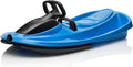 Snow Sled for Kids, Adults - Toboggan Sled with Steering and Brake
