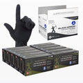 Dynarex Black Arrow Latex Exam Gloves, Powder-Free, Large - Hide
