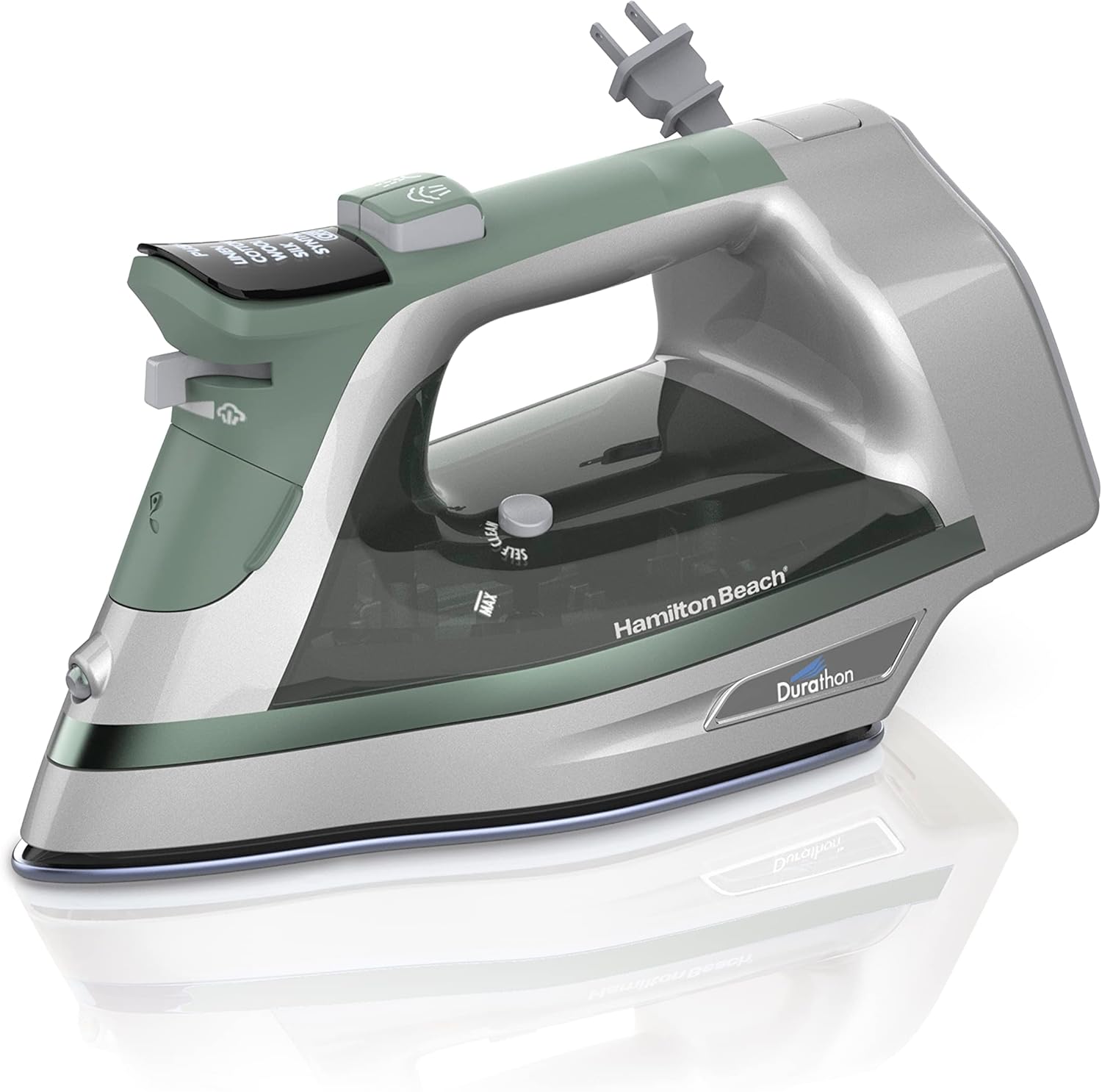 Hamilton Beach Steam Iron with Durathon Soleplate and Auto Shutoff