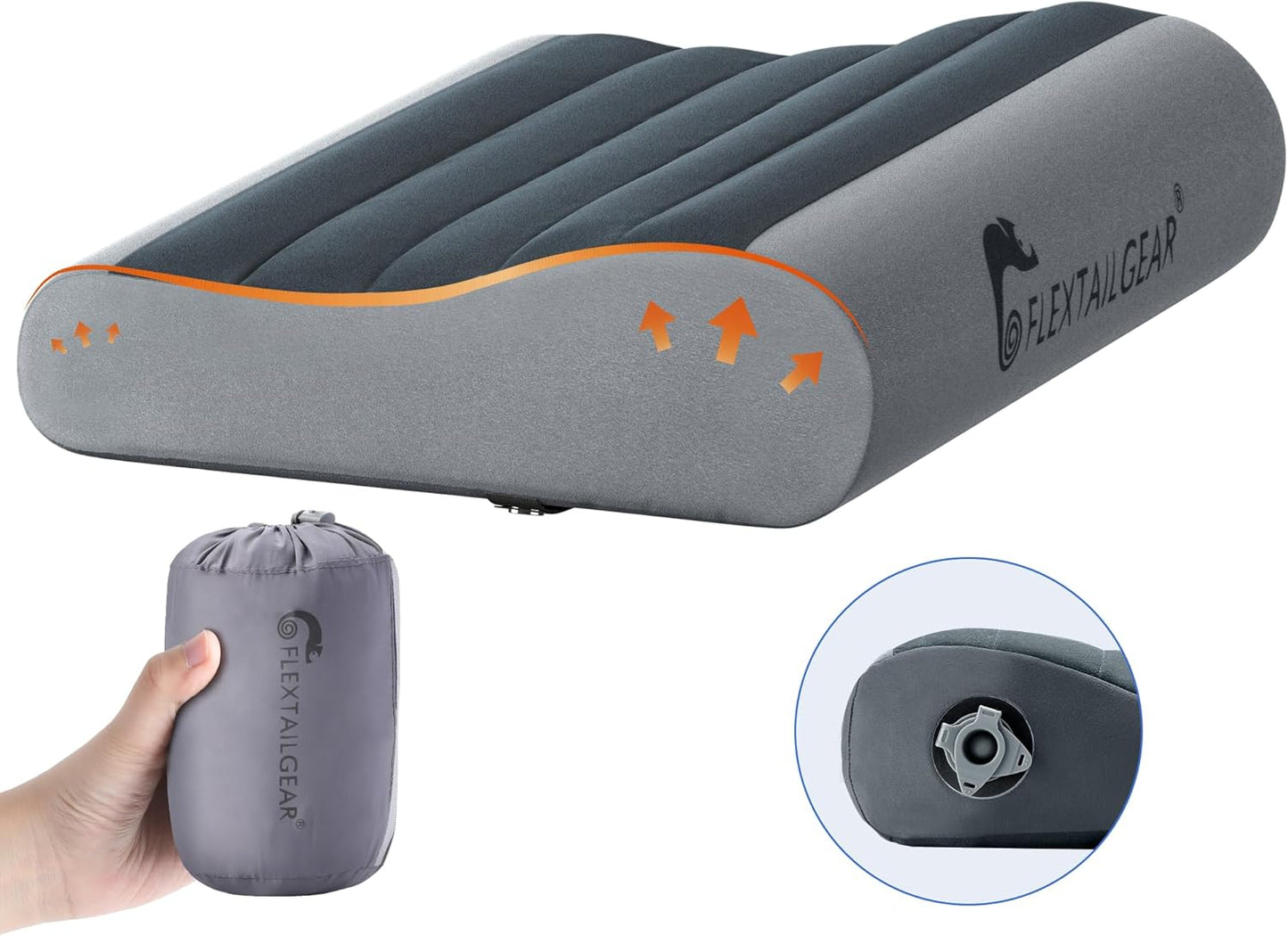 FLEXTAILGEAR Ergo Camping Pillow