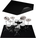 Drum Rug 3.9x5.2 ft - Non-Slip Soundproof Drum Mat