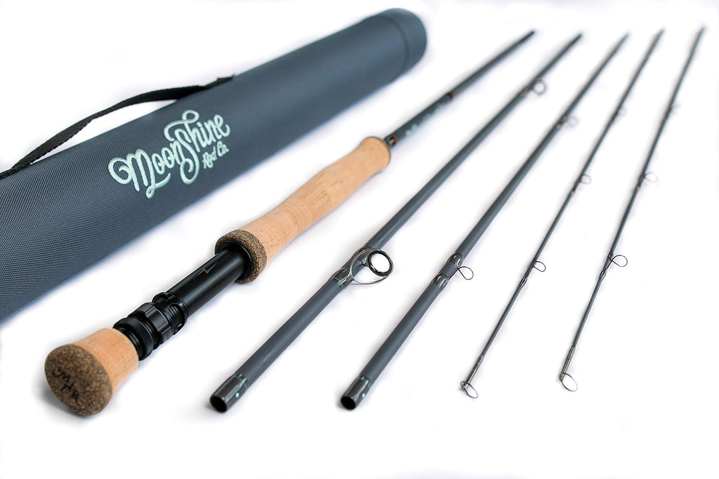 Moonshine Rod Co. Fly Fishing Rod with Extra Tip and Case