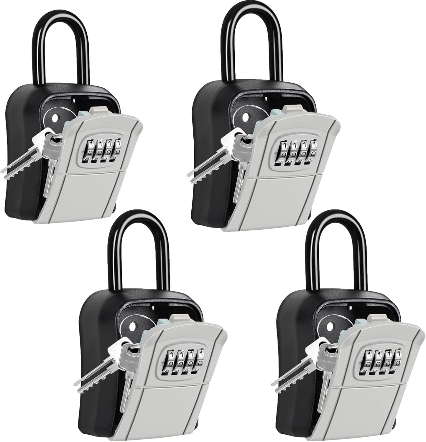 Portable Key Lock Box for Indoor and Outdoor Security Needs