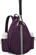 Sucipi Quilted Tennis Sling Crossbody Backpack - Water Resistant
