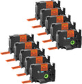 GREENCYCLE Compatible TZE-B41 18mm Fluorescent Orange Label Tape