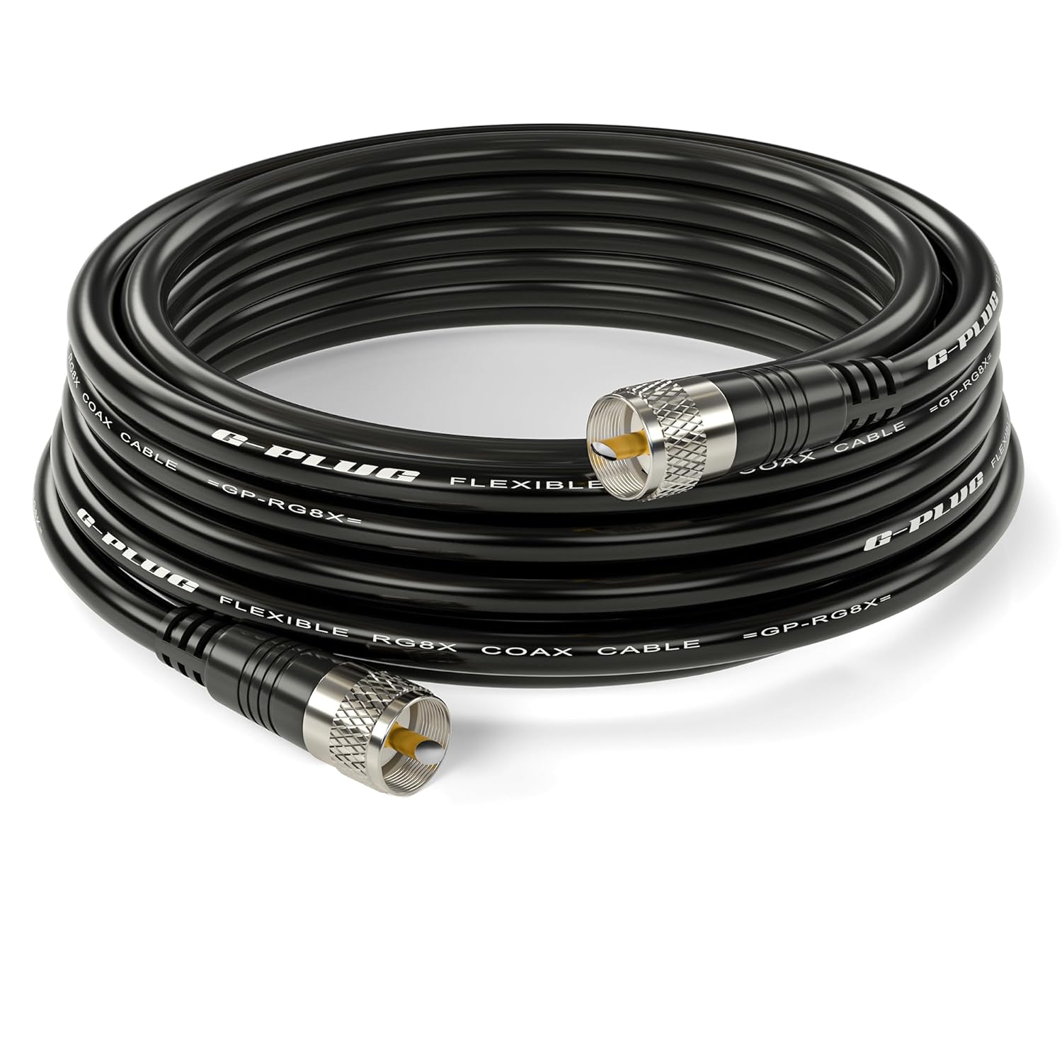RG8X Coaxial Cable 50FT for CB & HAM Radio Applications