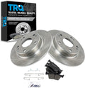Rear Brake Pad & Rotor Kit for 2016-2022 Honda Civic - Ceramic Fit
