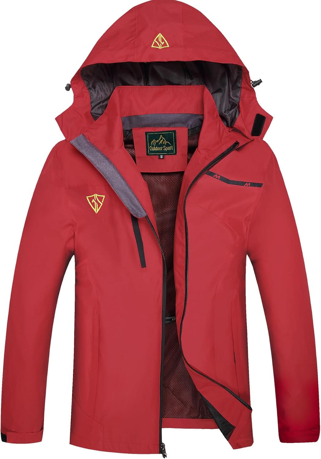 GIISAM Women's Waterproof Rain Jacket for All Weather Adventures